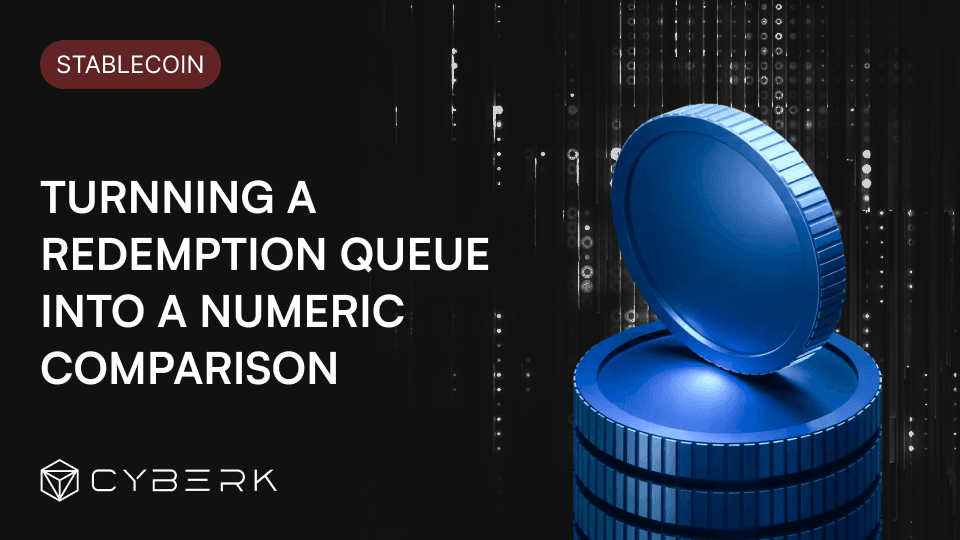 Turning a Redemption Queue into a Numeric Comparison with Mathematical Accumulation